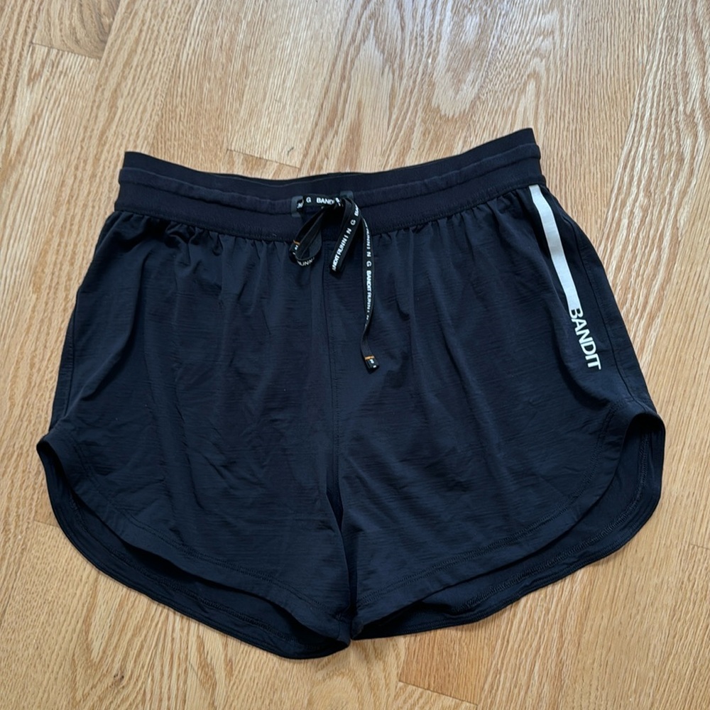 Bandit running black lite wave shorts size XS - rare
